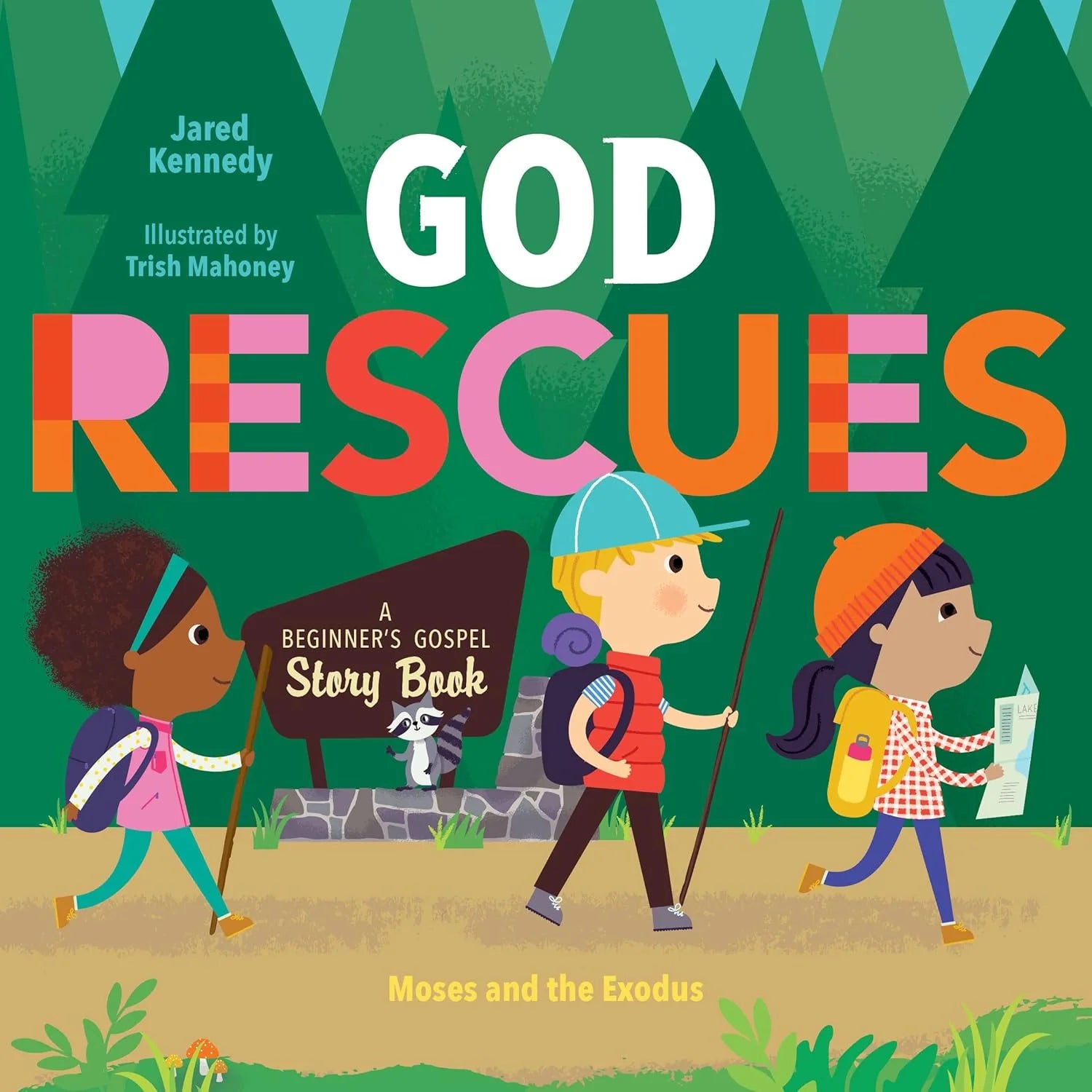 A Beginner's Gospel Story Book - God Rescues: Moses and the Exodus by Jared Kennedy