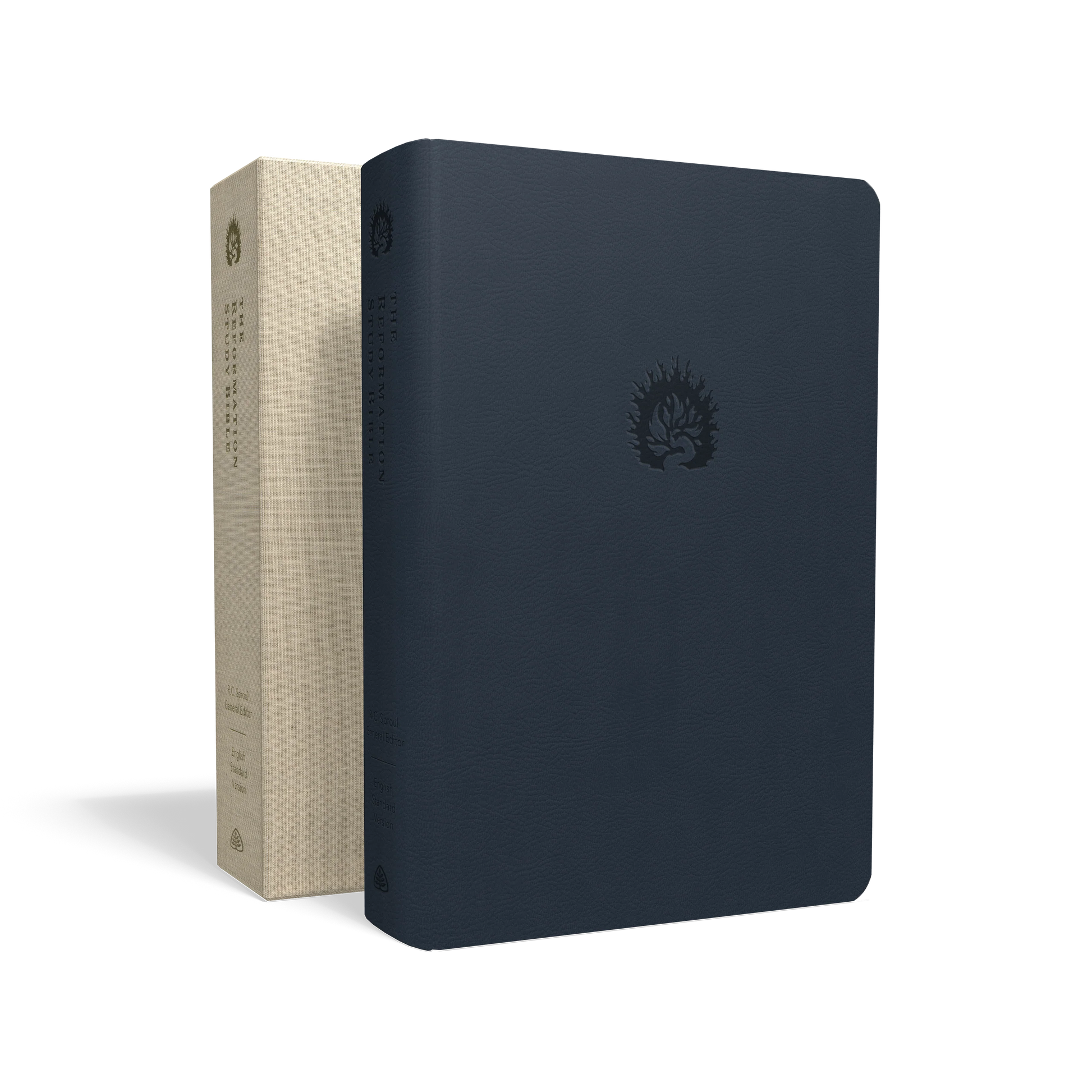 ESV Reformation Study Bible (Leather-like, Navy)